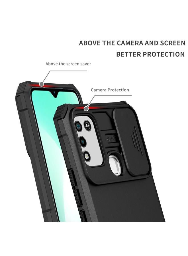 S-TOP Case For Infinix Hot 10 Play/11 Play Stereoscopic Holder Sliding Camshield Phone Case - Image 3