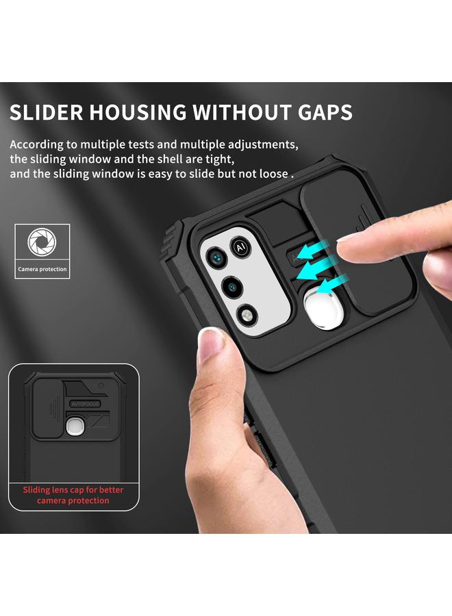 S-TOP Case For Infinix Hot 10 Play/11 Play Stereoscopic Holder Sliding Camshield Phone Case - Image 4