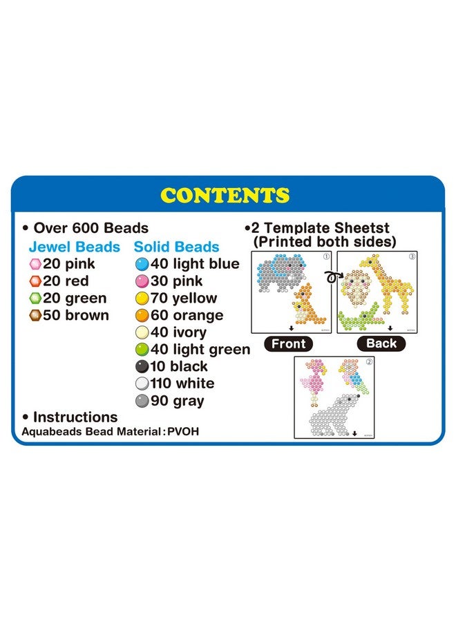 Aquabeads Zoo Life Theme Refill Set - Image 1