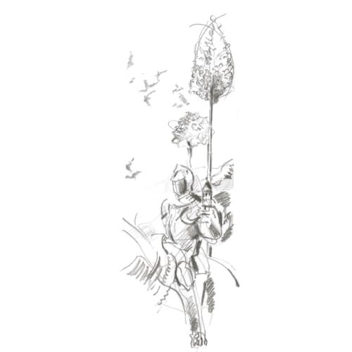 Faber-Castell 5 Piece Quality Castell 9000 Jumbo Graphite Pencils in a Tin, Including HB, 2B, 4B, 6B and 8B,Black - Image 3