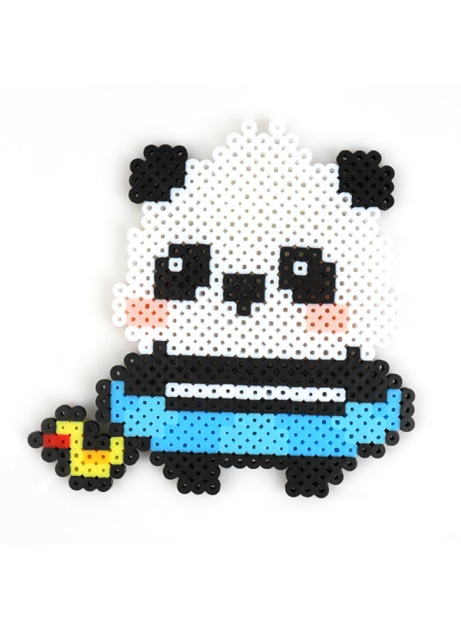 ARTKAL البيع المباشر مجموعة فول الفول الباندا لغز اللبنات الإبداعية اليدوية لتقوم بها بنفسك لعبة 5 مللي متر-اللون: ST1006-5000 مجموعة الحبوب - Image 5