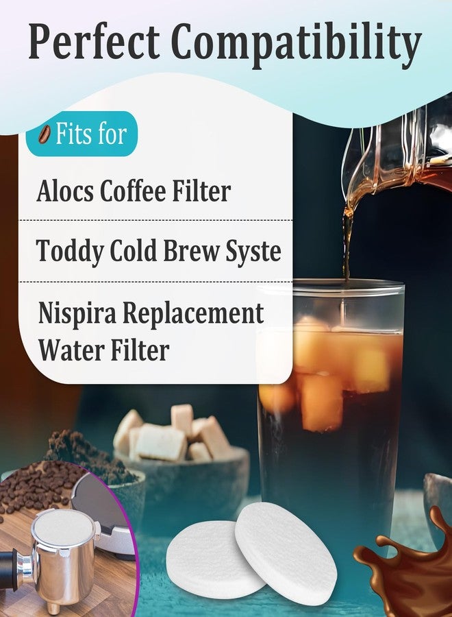Joworthy 20 Pcs Cold Brew System Felt Filters Compatible With Toddy, Reusable Coffee Filters Fit for Nispira Replacement Water Filter and Alocs Coffee Filter - Image 4