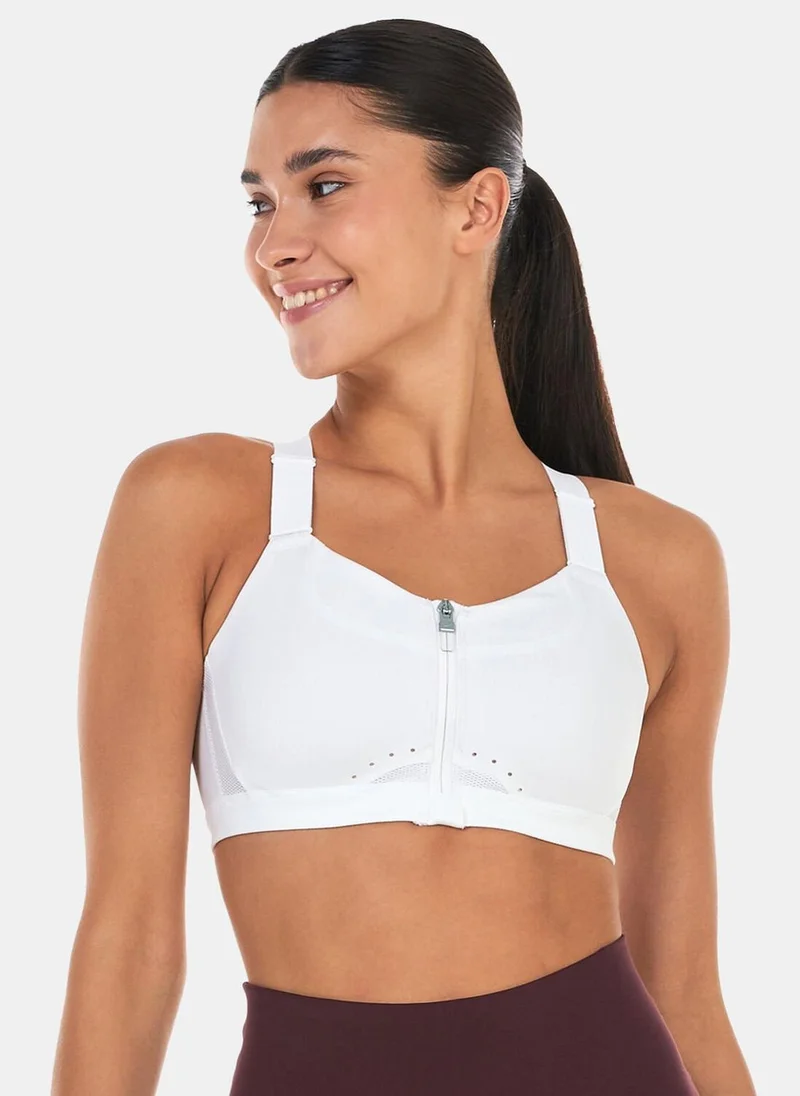 Nike Women's Alpha High-Support Padded Zip-Front Sports Bra