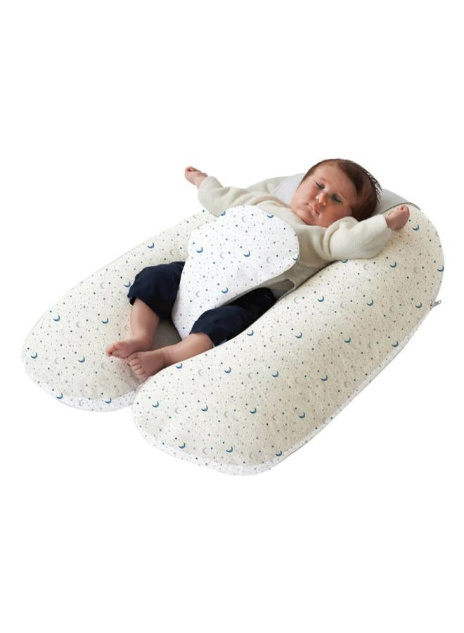 ماماز جيفت وسادة ماماز جفت متعددة الاسترخاء ٣ في ١ - وسادة مريحة للأمهات والرضاعة والرضع مع حزام قابل للتعديل | وسادة دعم كاملة للجسم أثناء الحمل - Image 5