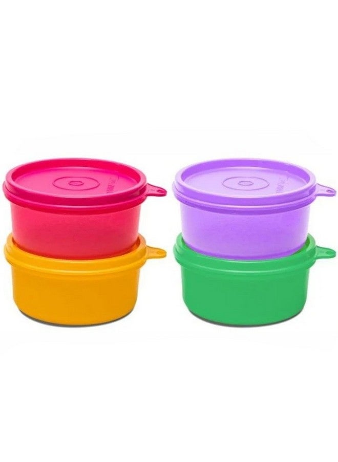 Tupperware Tropical Plastic Container Set, 230ml, Set of 4, Multicolour - Image 1