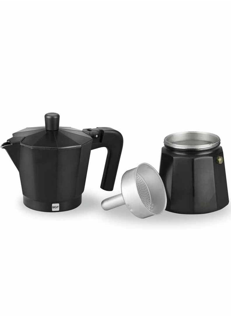 Magefesa - COFFEE MAKER ALUMINIUM 3 CUPS- BLACK COLOR - Image 1