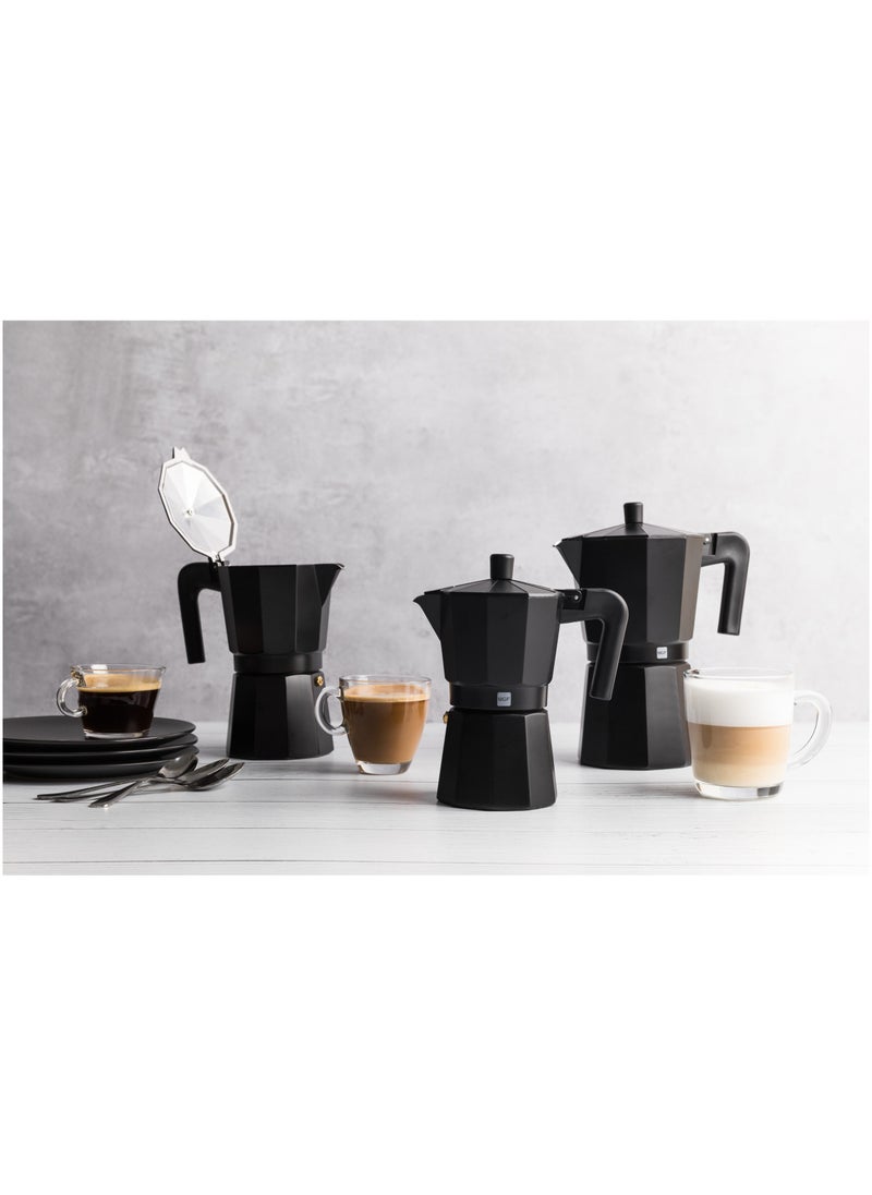 Magefesa - COFFEE MAKER ALUMINIUM 3 CUPS- BLACK COLOR - Image 1