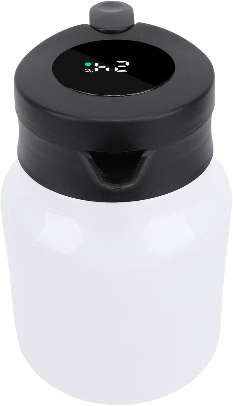 Zunate Thermal Coffee Carafe 1000ml, 316 Stainless Steel Insulated Vacuum Kettle with Tea Infuser, Leakproof Design for Hot or Cold Drinks, Matte Black (White) - Image 5