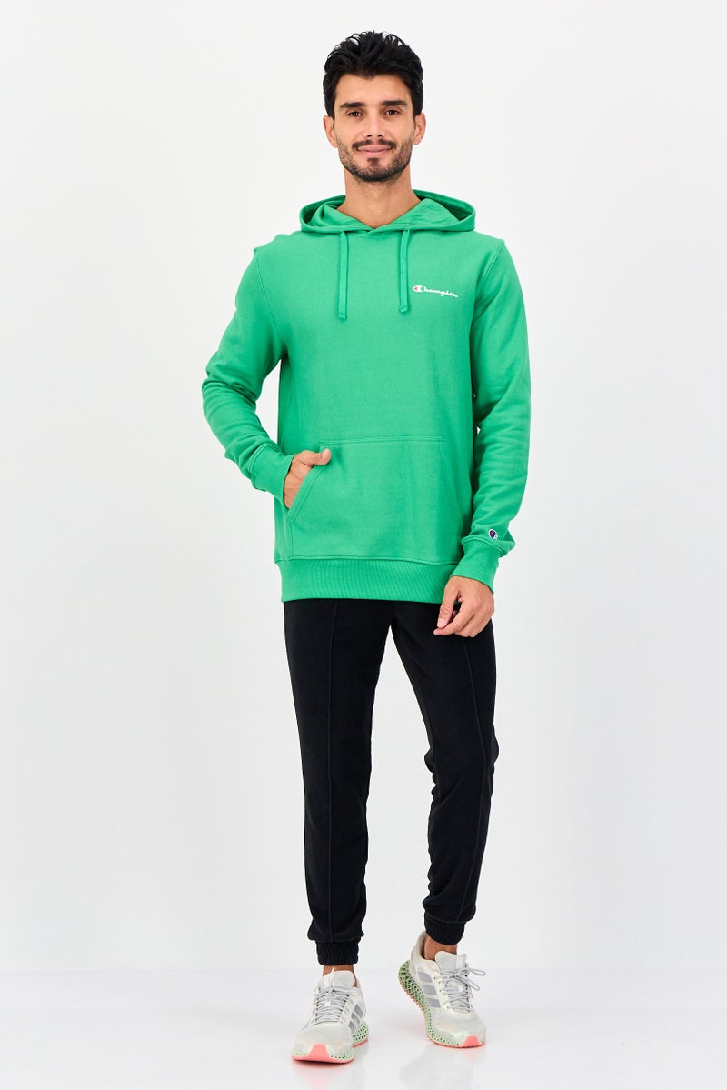 Champion Men Sportswear Fit Long Sleeve Outdoor Hoodie, Green - Image 4