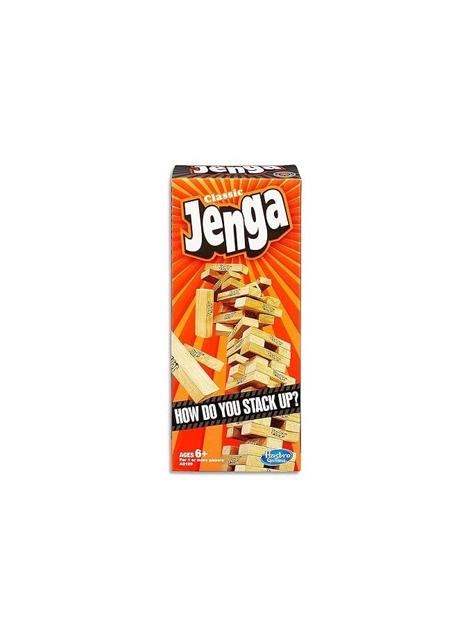 BJM 54-Piece Classic Jenga Block Stacking Game - Image 1