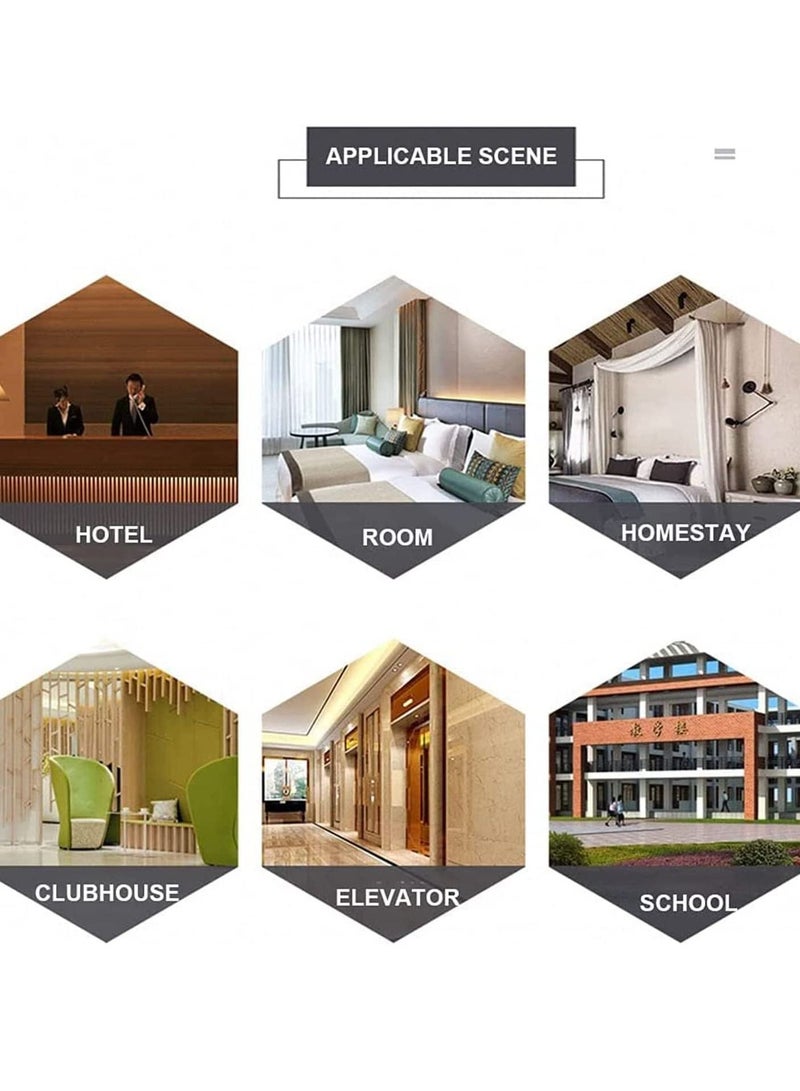 SYOSI Corded Phone Landline, Wall Mountable, Handsets Answering Machine Supports Mute/Pause/Hold/Reset/Flash/Redial Functions for Home Hotel Office Bank Call Center - Image 4