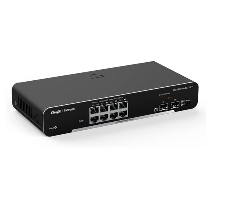 Ruijie RG-NBS3100-8GT2SFP-P, 10-Port Gigabit Layer 2 Cloud Managed PoE Switch - Image 4