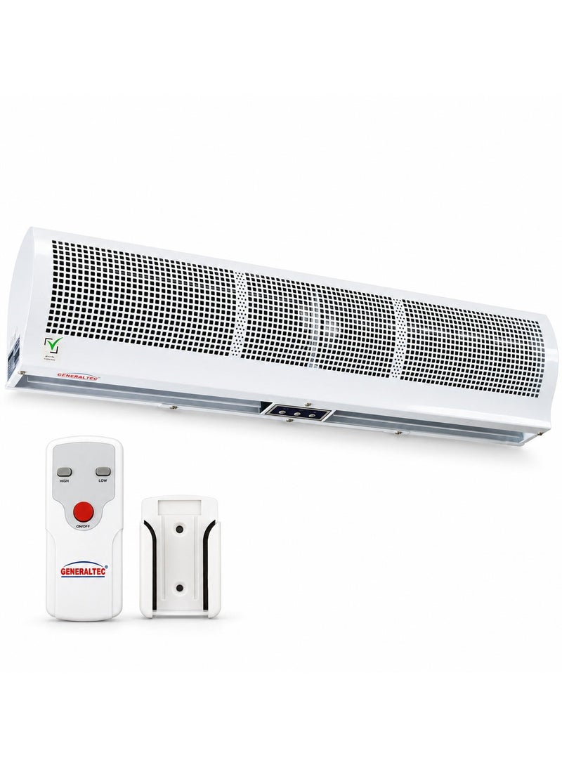 Generaltec Air Curtain 90cm with Sensor & Remote Control, Cross Flow Technology, Strong Air Pressure, Low Noise, Energy Efficient – Model GAIR101RNRS | 1 Year Warranty - Image 1
