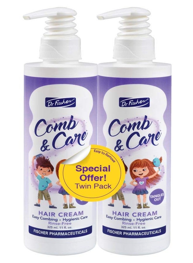 Dr. Fischer Hair Detangler, Cream Leave-In for Children, Rich in Rosemary Oil and Vitamin B5. For an Easy-To-Comb Hair 22 fl.oz. - Twin Pack - Image 1