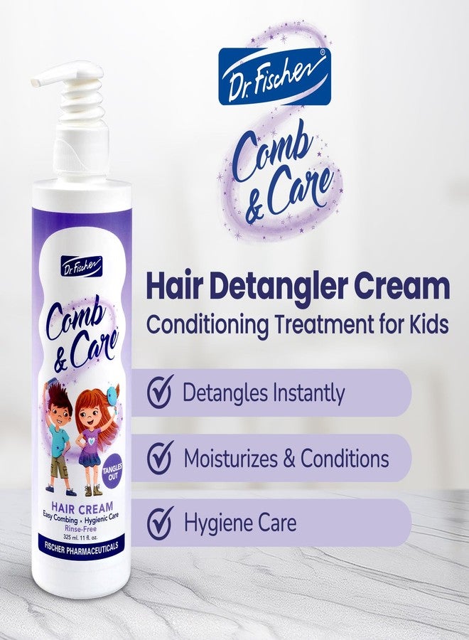 Dr. Fischer Hair Detangler, Cream Leave-In for Children, Rich in Rosemary Oil and Vitamin B5. For an Easy-To-Comb Hair 22 fl.oz. - Twin Pack - Image 3