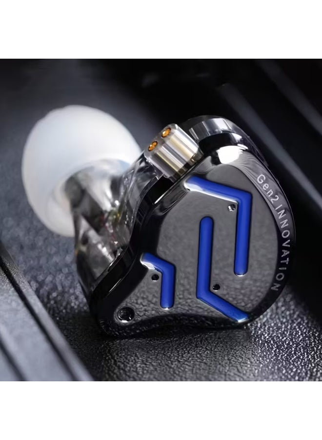 Linsoul KZ ZSN Pro 2 Hybrid Drive 1BA+1DD In Ear Earphones, HIFI Bass Headset, Monitor Earbuds Sport Headphone with 2PIN Cable, Communication Headset, Workout Earbuds, Compact Headphones, Closedback Earphones, Detachable Cable, Highfidelity Sound, Noisecanceling Headphones, Professional Earphones, Gamers, Fitness Enthusiasts - Image 4