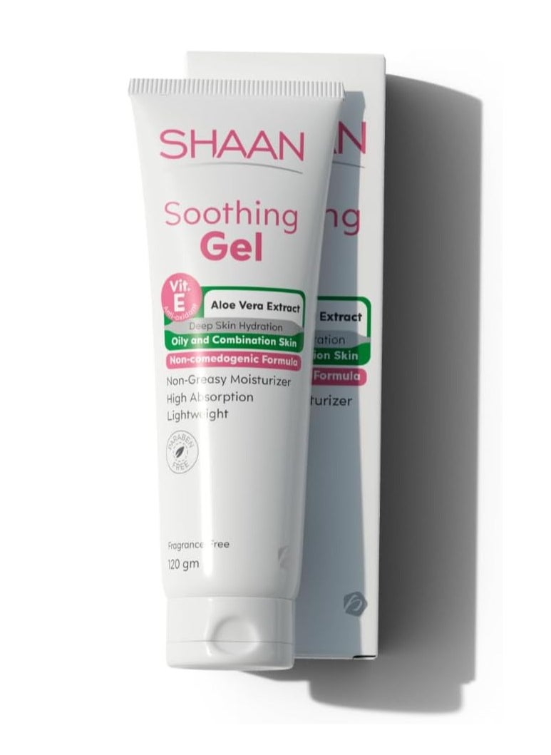 Shaan - Soothing Skin Gel With Aloe Vera Extract - 120 Gm - Image 1