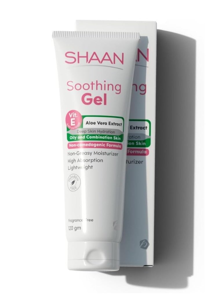 Shaan Soothing Skin Gel With Aloe Vera Extract - 120 Gm - Image 1