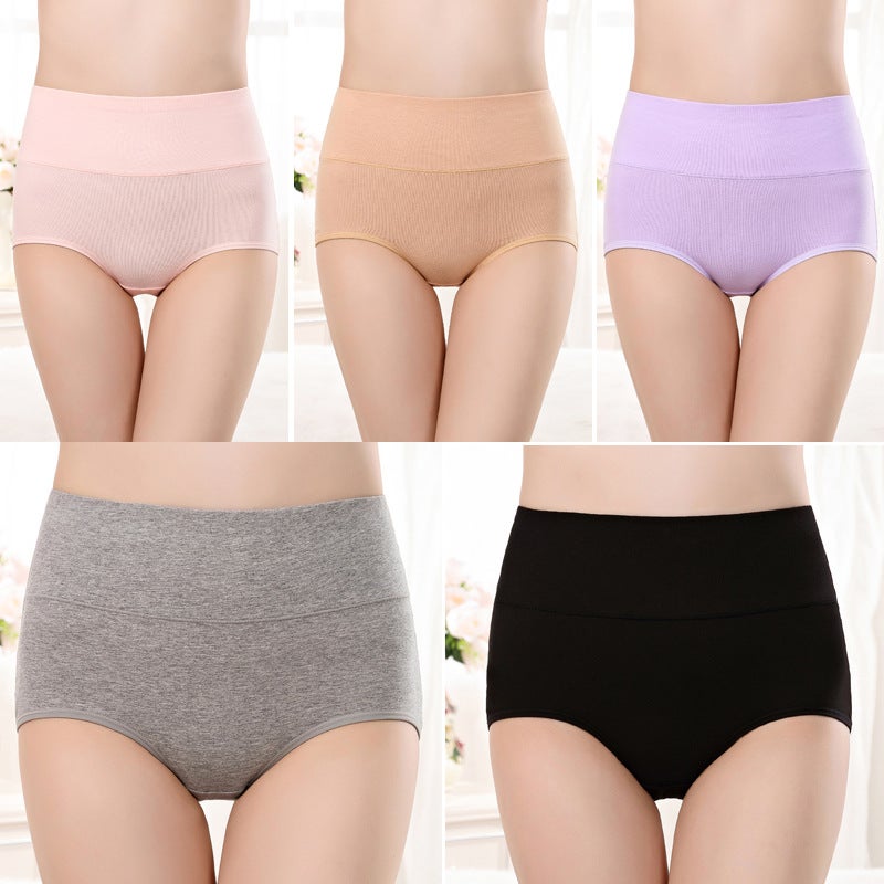 Cotton Underwear Cotton Solid Color Underwear Generation Assembly Packaging M-4Xl Tmall Large Size - Image 1