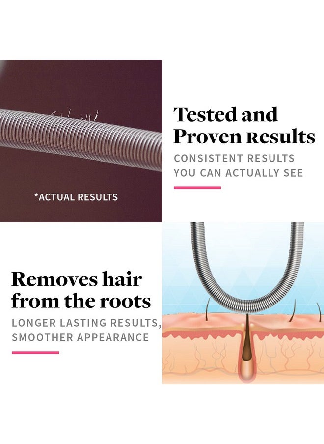 R.E.M Spring - R.E.M Spring Facial Hair Remover - The Original Hair Removal Spring [Design Patent]. Removes Hair from Upper Lip, Chin, Cheeks and Neck. 100% Stainless Steel - Image 1