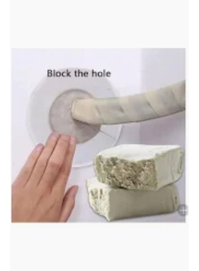 3 pieces of new waterproof caulk, waterproof and flame-resistant caulking clay, for repairing wall holes, filling gaps, and repairing drywall, for filling wall holes - Image 1