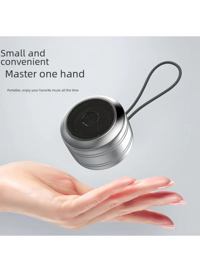 Neutral New Bluetooth Speaker Desktop Portable String Speaker Subwoofer Small Steel Cannon Noise Reduction Bluetooth Audio - Image 3