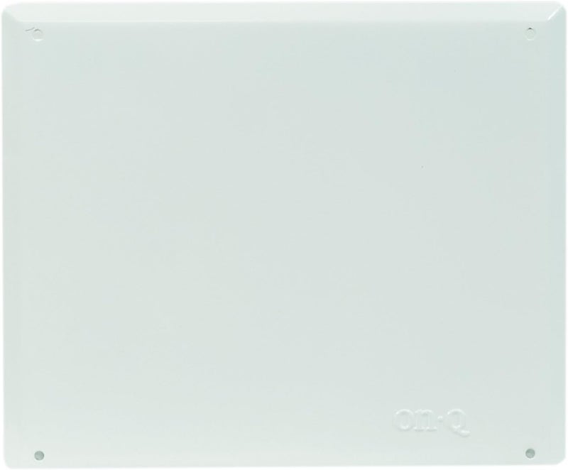 OnQ Legrand - 12 Inch Cable Management, In-Wall Media Box, Structured Wiring Enclosure, Home Networking Panel with 2.5 Inch Openings for Wires, Glossy White, EN1200 - Image 1