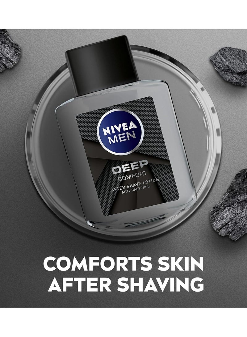 نيفيا لوشن ما بعد الحلاقة للرجال برائحة الخشب الأسود الكربوني 100 مل - Image 3