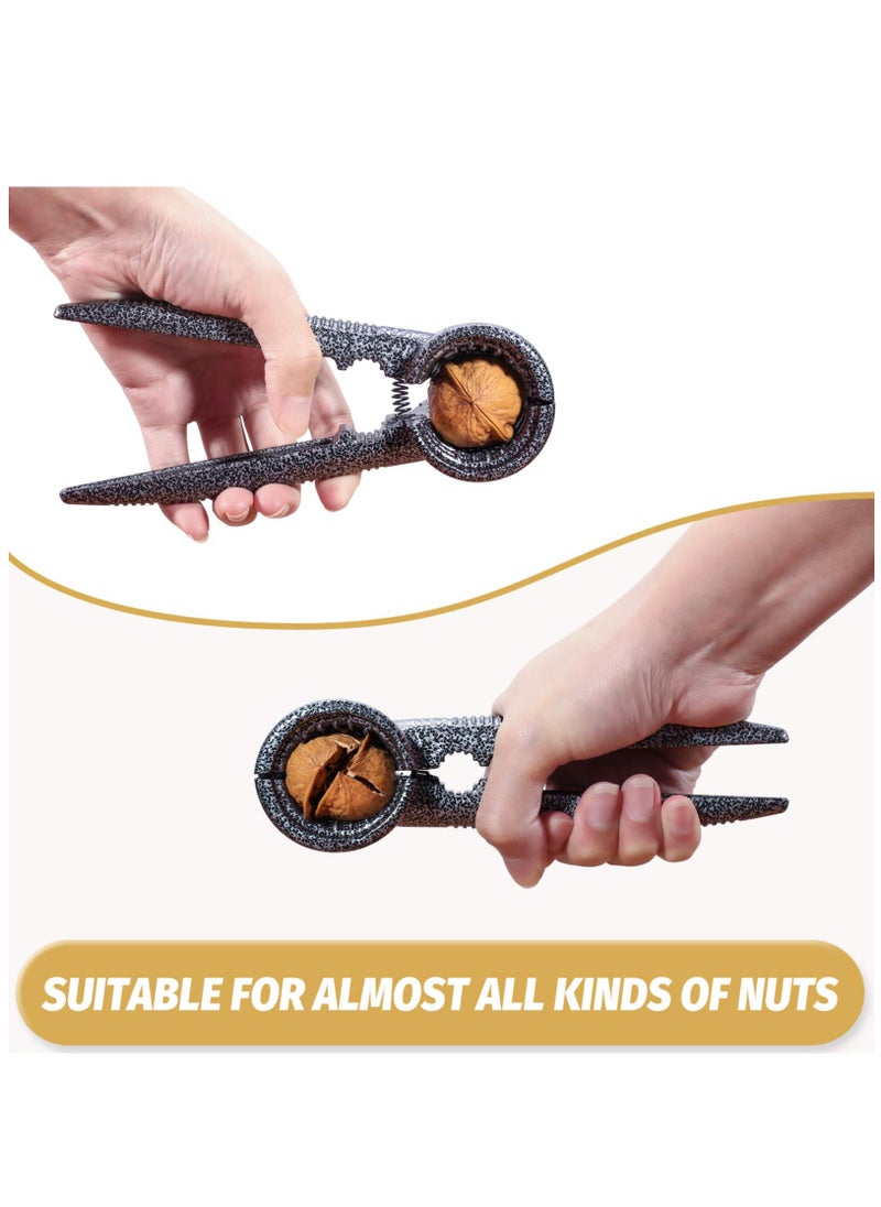Excefore - Pecan Nut Cracker and 2 Picks Walnut Plier Opener Tool with Non-slip Handle - Image 1