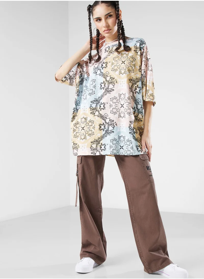 Karl Kani Retro Washed Cargo Pants