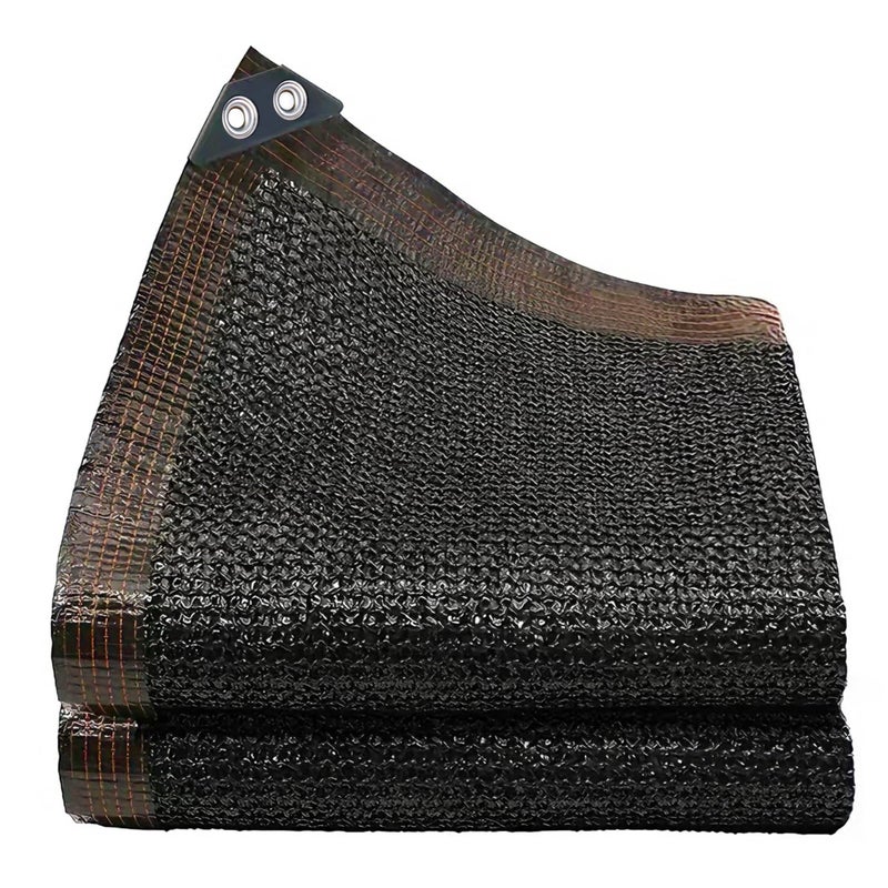 winemana 90% Black Shade Cloth, 3.3 x 10 FT Garden Mesh Tarp for Plants Heat Protection with Grommets, Sunshade Plant Cover for Greenhouse, Barns Kennel, Outdoor Netting Screens for Patio & Porch - Image 1