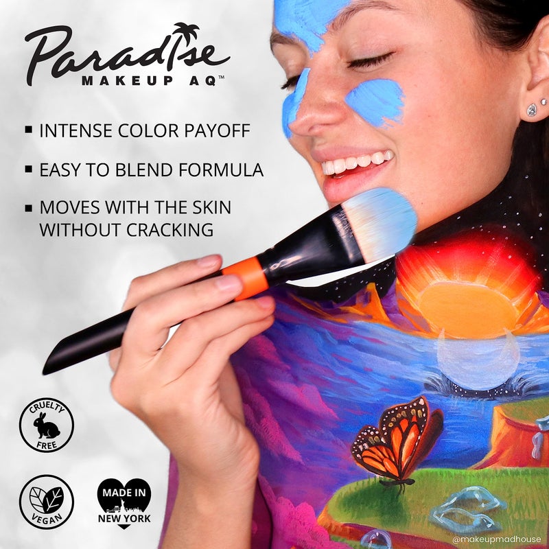 Mehron Makeup Paradise Makeup AQ 30 Color Pro Palette | Magnetic and Refillable Palette | Body Paint & Face Paint | Costumes, SFX, Halloween, & Cosplay - Image 5