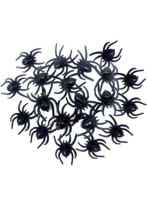 20-Piece Pranking Spider Trick Toy Durable Sturdy And Good Quality For Fun Pranks 4x3.2cm