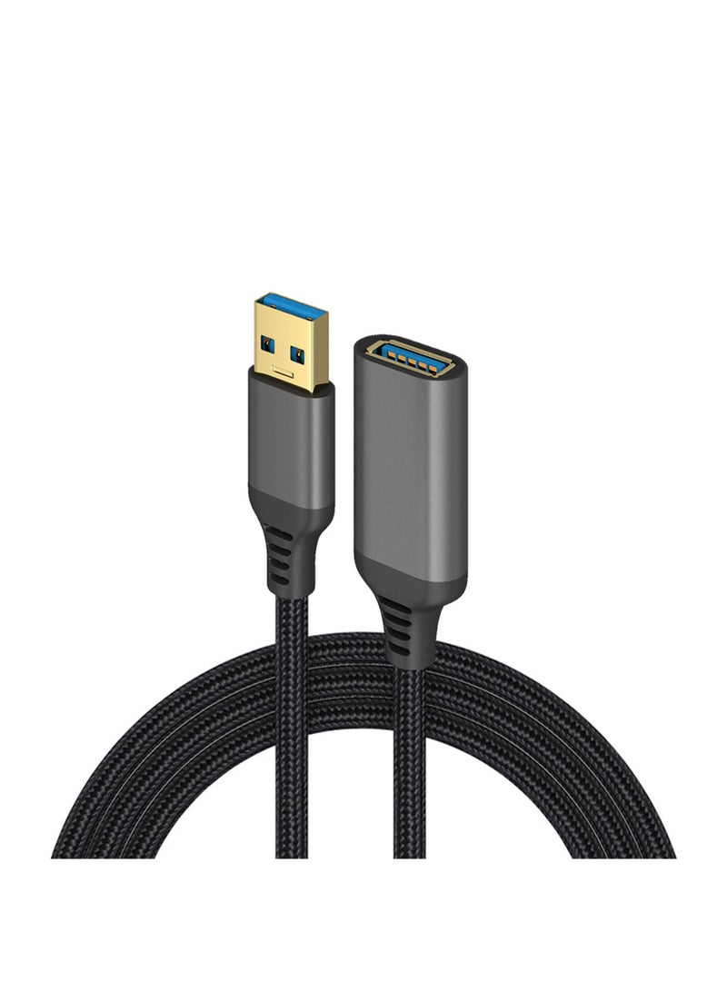 كابل تمديد USB، موسع USB، كابل تمديد USB 3.0، سلك من ذكر إلى أنثى لنقل بيانات عالي، متوافق مع الكاميرا، القرص الصلب، الطابعة، بطول 10 أقدام - Image 1