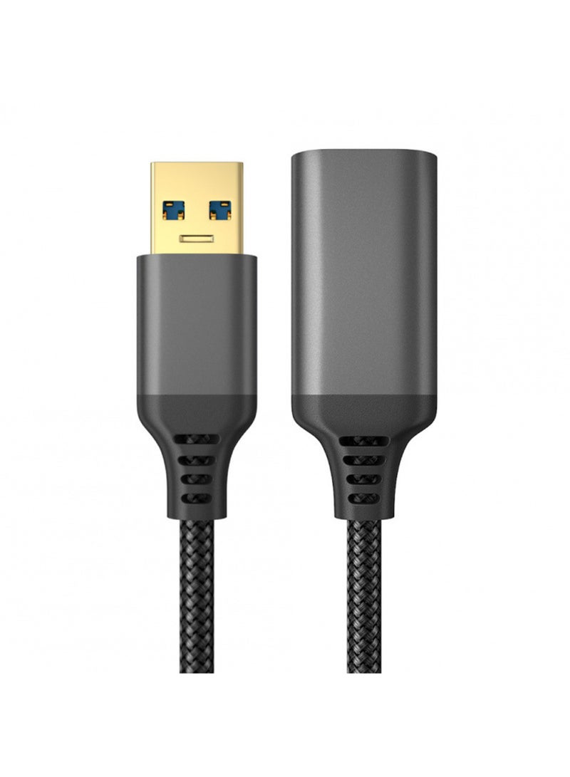 كابل تمديد USB، موسع USB، كابل تمديد USB 3.0، سلك من ذكر إلى أنثى لنقل بيانات عالي، متوافق مع الكاميرا، القرص الصلب، الطابعة، بطول 10 أقدام - Image 3