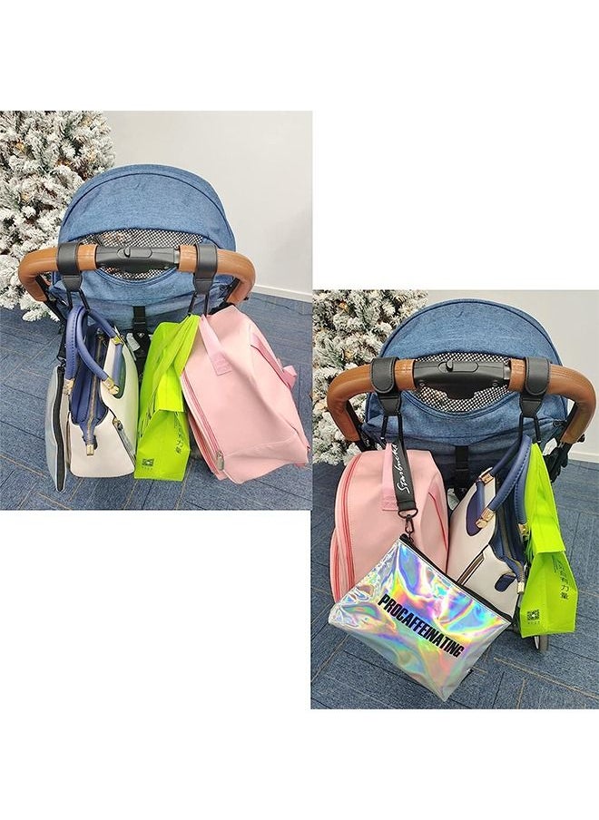 Generic - 2 Pcs Stroller Hooks for Hanging Diaper Bag - Image 1