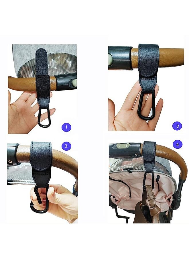 Generic - 2 Pcs Stroller Hooks for Hanging Diaper Bag - Image 1