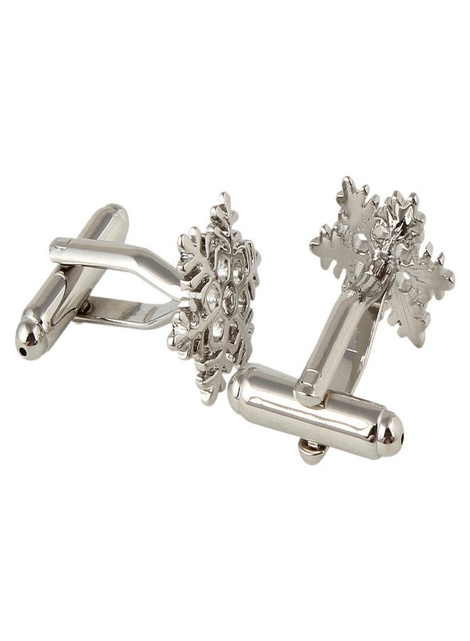 Peluche Beautiful Crystal Studded Design Cufflinks for Men - Image 4