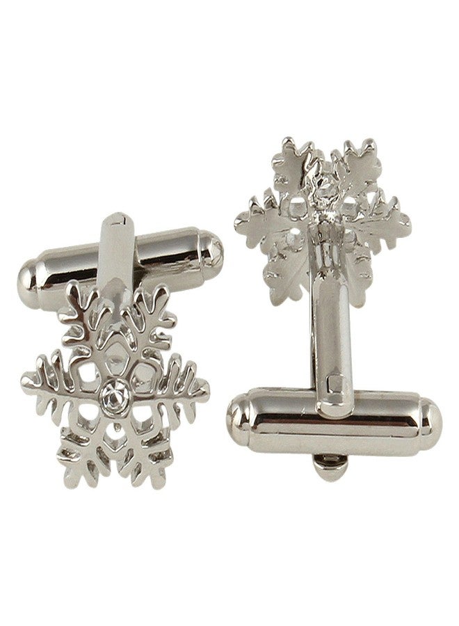 Peluche Beautiful Crystal Studded Design Cufflinks for Men - Image 3