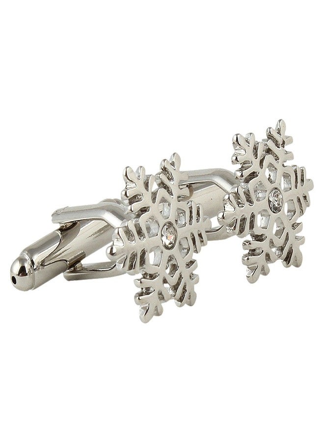 Peluche Beautiful Crystal Studded Design Cufflinks for Men - Image 1