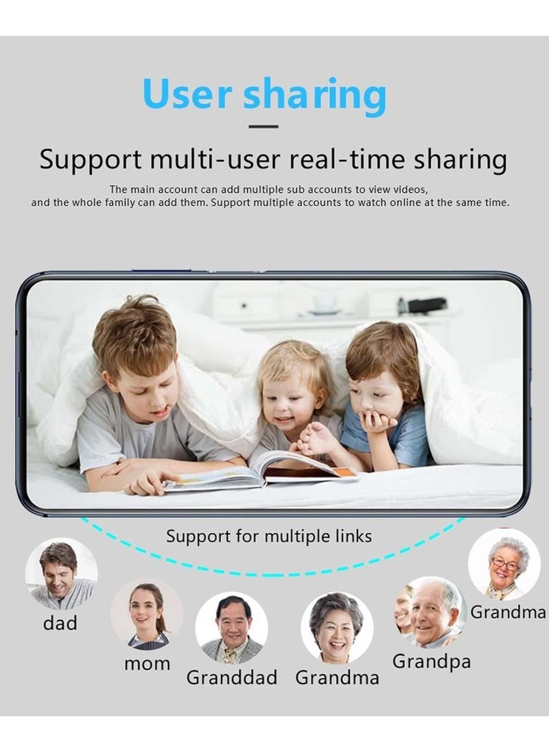 ELTRAZONE Mini WiFi Camera 1080P HD with Night Vision – Motion Detection, Remote Monitoring, 160° Wide Angle, Micro Baby Monitor for Home, Office, Store, and Warehouse – Compact Surveillance Camera for Enhanced Security (1Pcs) - Image 2