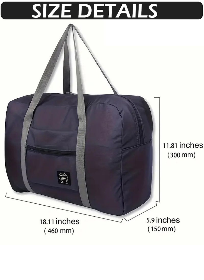 QUTOOB - foldable travel bag with trolley sleeve - Large Capacity Travel Luggage Bag, Multipurpose Folding Bag Ideal For Travel, Storage, Gym, Sports, Trips, Weekender, Etc, portable travel bags for men women - Image 1