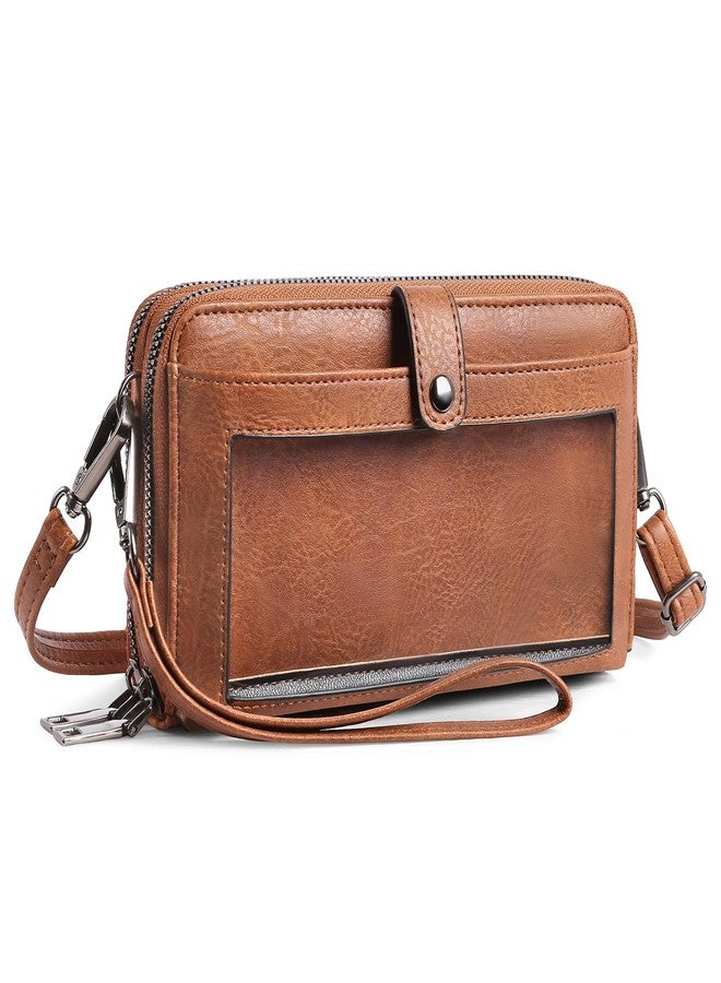 FALAN MULE Small Crossbody Bag for Women,Cell Phone Wallet Wristlet Purse with Credit Card Slots - Image 3