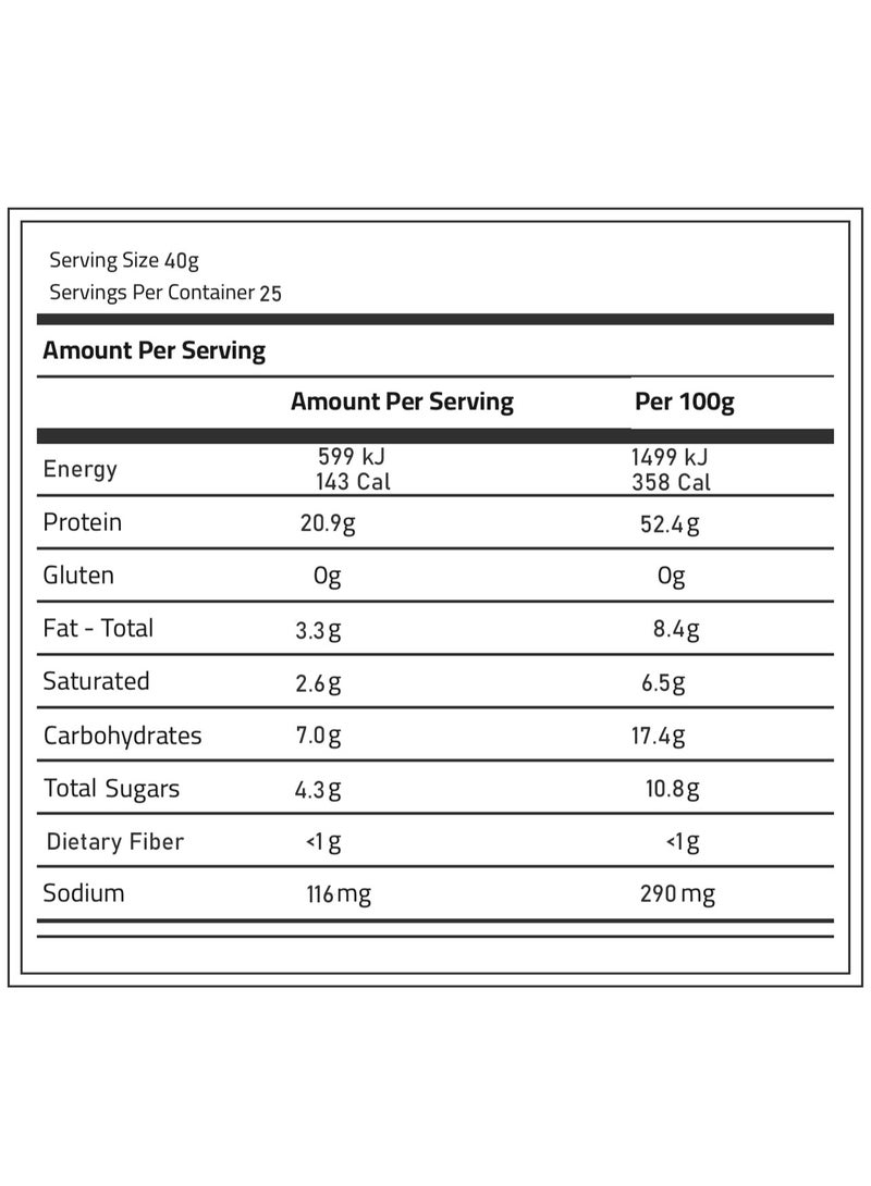 Adonis Protein Cookie Dough - Choc Honeycomb - (1 kg) - Image 3