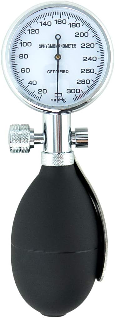 LINE2design Blood Pressure Aneroid Kit System  EMS Emergency Portable Travel Size First Aid Large AdultChild Manual BP Universal Cuffs Kit5 with 5 Different Sized Durable Cuffs Trauma Kits - Image 2