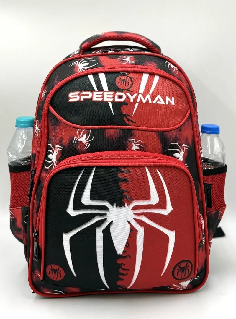 Mixx Store Character Patterned Orthopedic Primary School Backpack for Boys with Lunch Box and Pencil Case