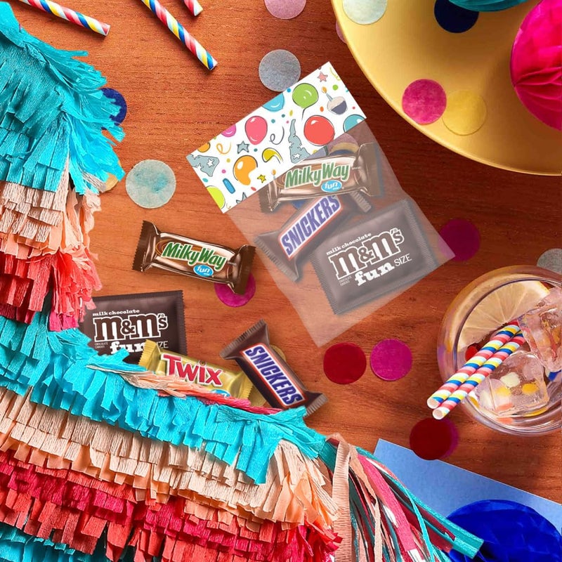 Mars SNICKERS, M&M'S Milk Chocolate, MILKY WAY & TWIX Fun Size Chocolate Candy Variety Pack, Halloween Candy Variety Pack, 75 Ct Bulk Bag - Image 5