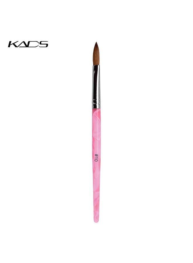 KADS Nail Kolinsky Brush Acrylic Nail Brush Nail Painting Brush Nail Art Design Tool (10#) - Image 3
