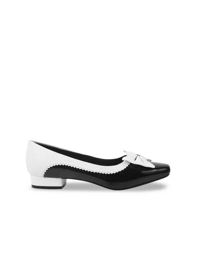 شوتوبيا Shoetopia Girl Block Pumps Square Toe with Bows