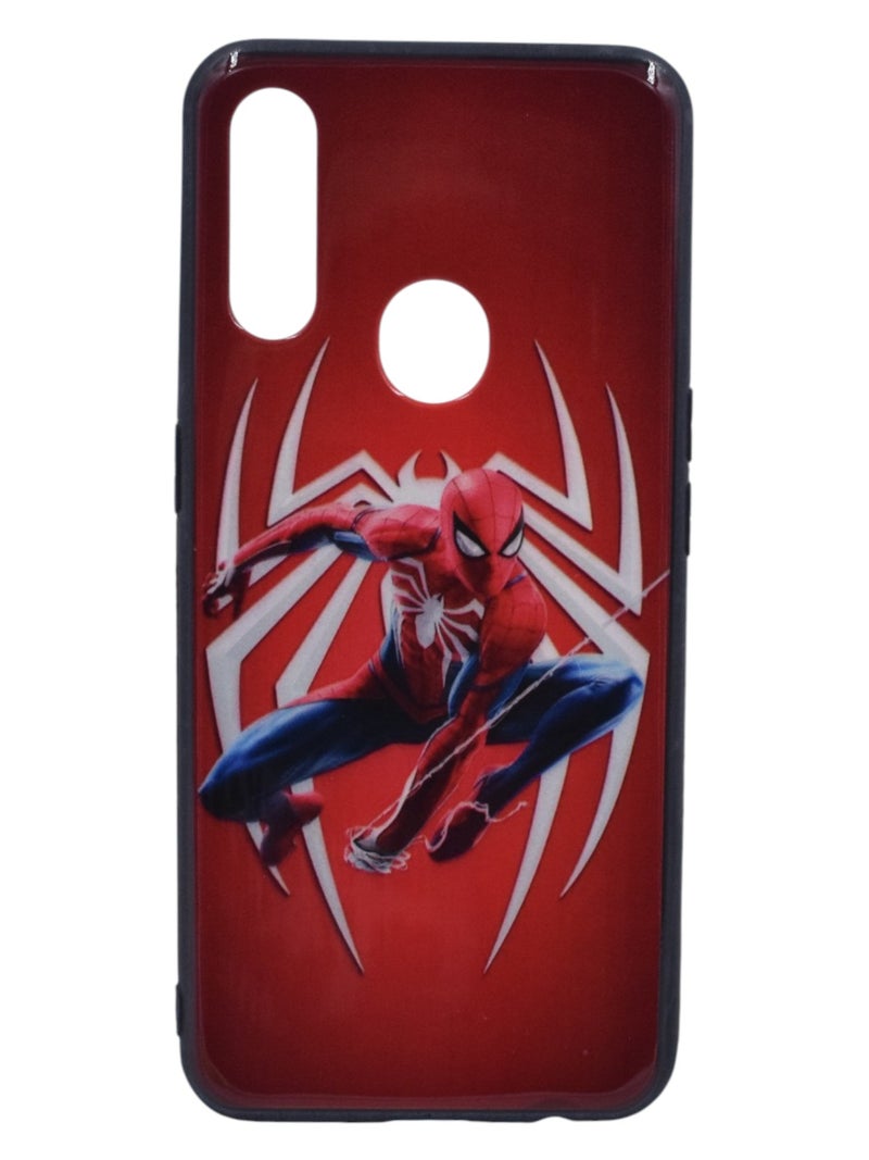 SPIDERMAN Plastic Back Cover For Oppo A8 \ Oppo A31 - Multicolor 539 - Image 1